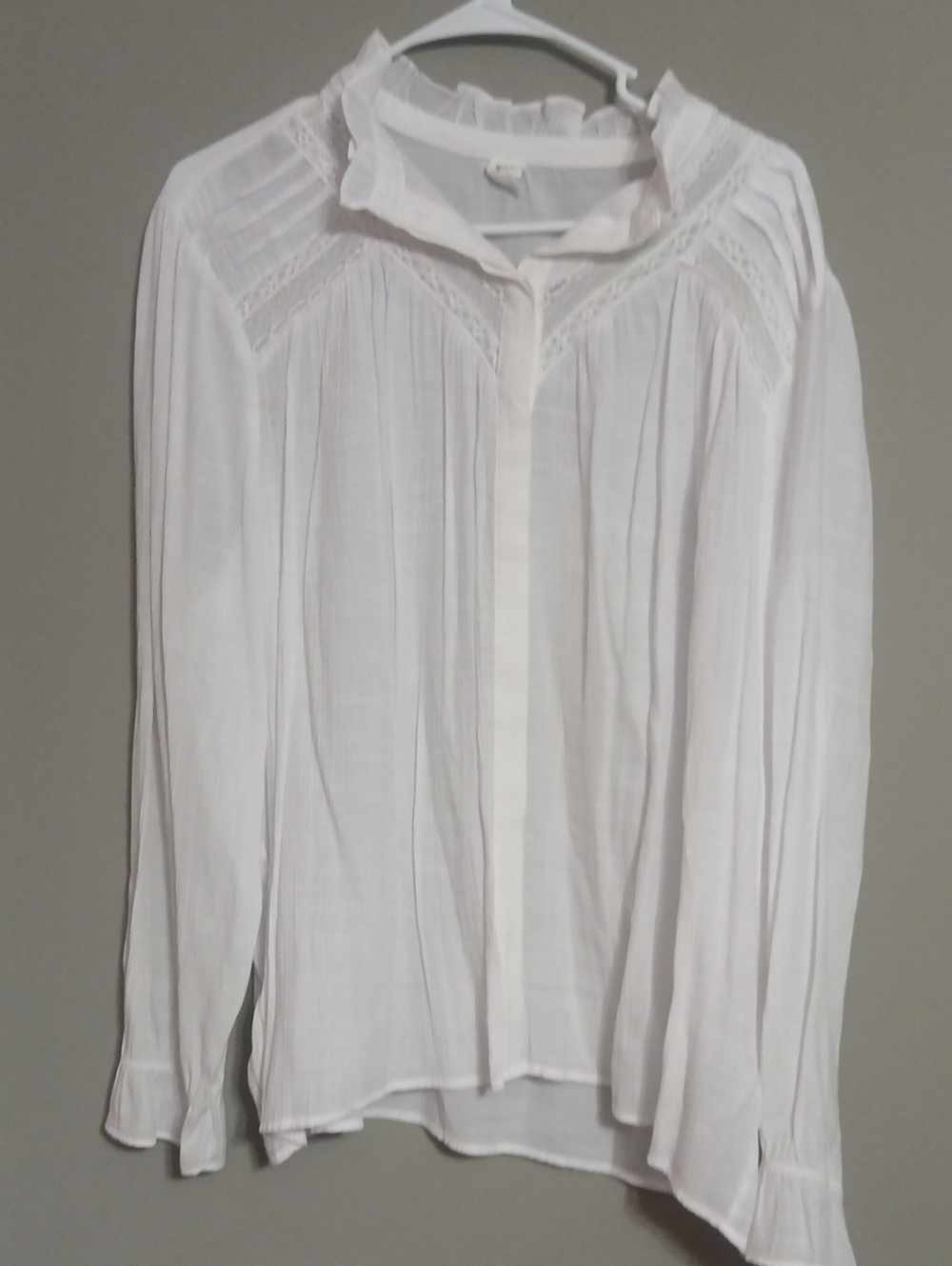 Gap Women's Gauze Button-Front Blouse